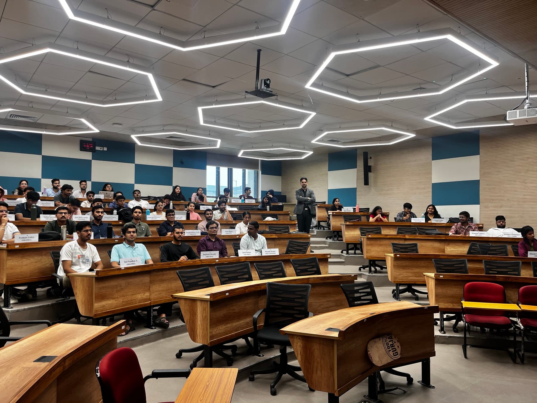 Students seated in an IIM Sirmaur classroom