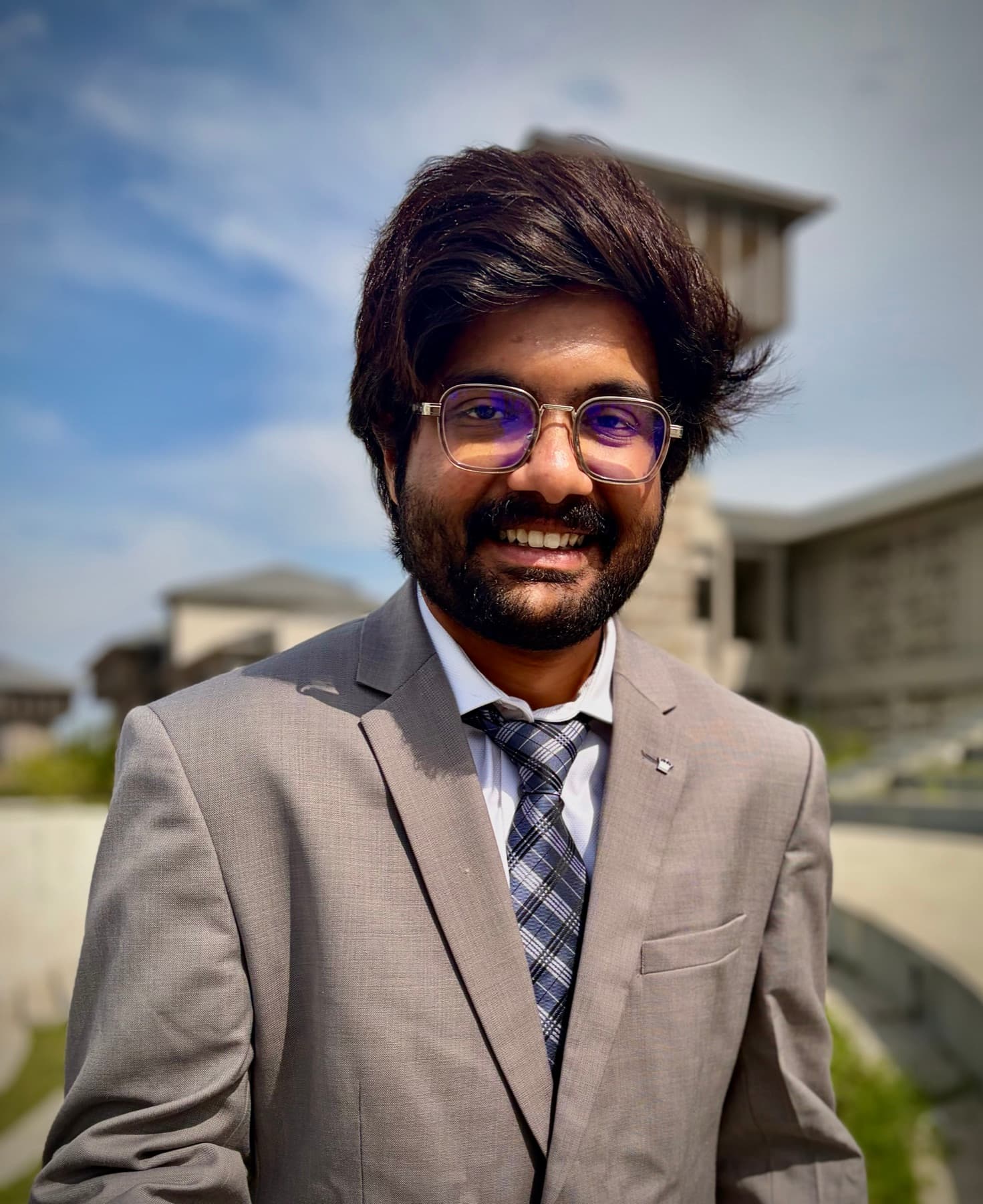 Professional portrait of Mohit Sai Krishna Peddakotla, MBA candidate at IIM Sirmaur