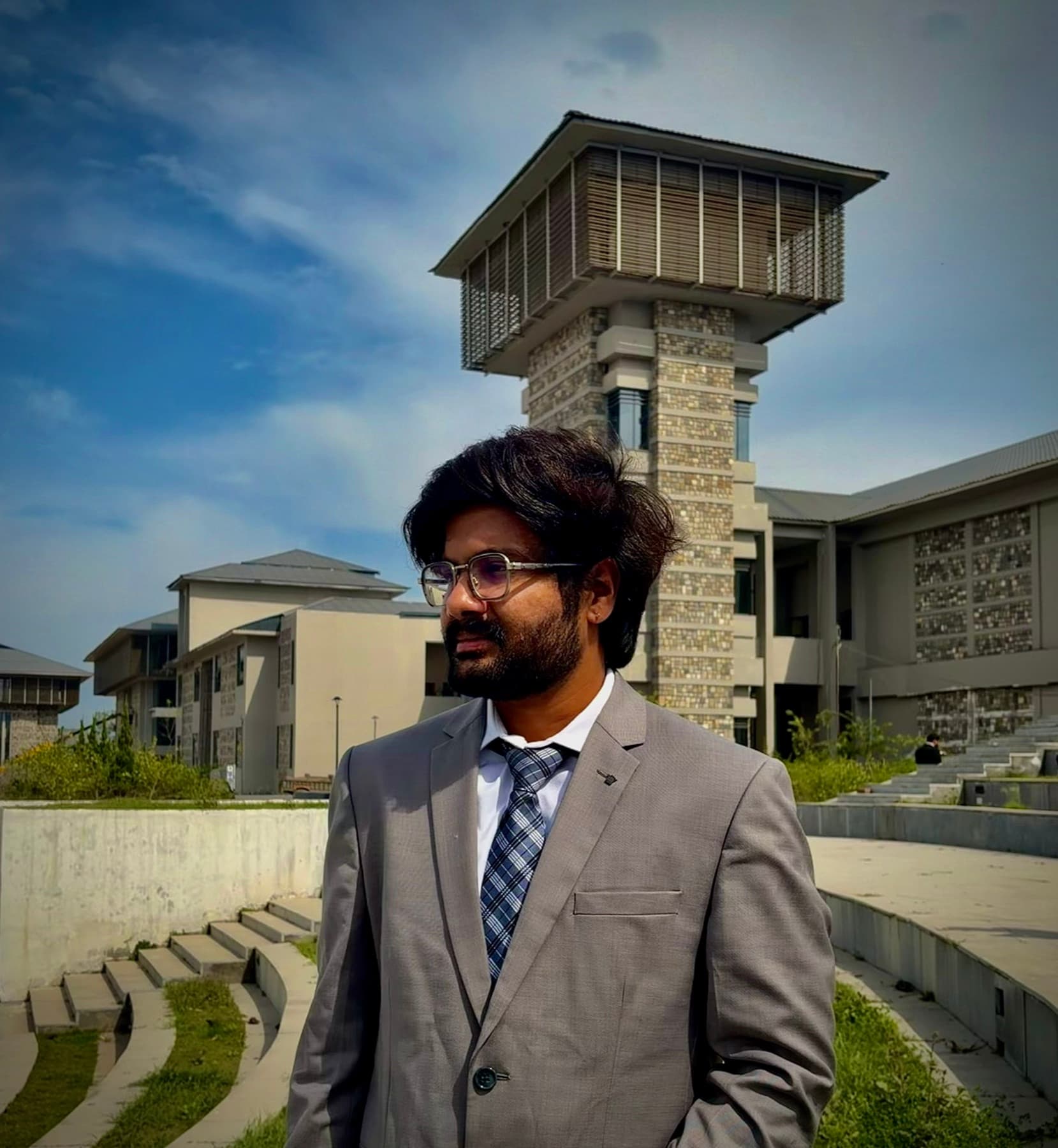 Professional portrait of Mohit Sai Krishna Peddakotla, MBA candidate at IIM Sirmaur